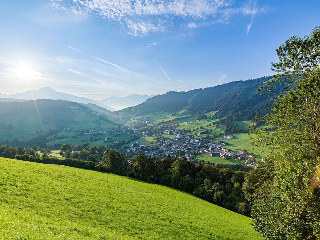 Landschaft Niederau Sommer Wildschoenau